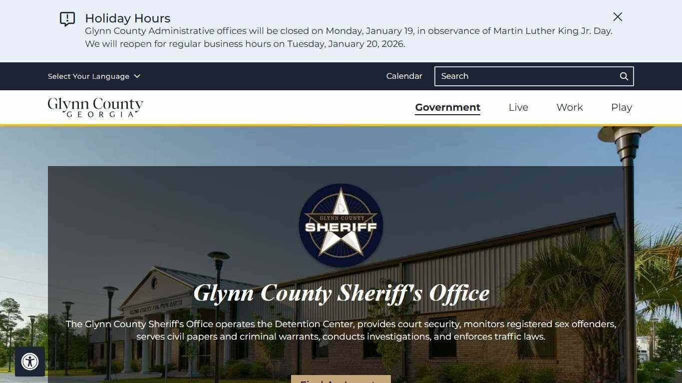 Sheriff's Office | Glynn County, GA